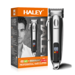 ماكينة حلاقة احترافية HALEY HY-4504 – شاشة LCD – بطارية 2000mAh – هيكل معدني فاخر